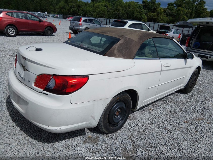 2008 Chrysler Sebring VIN 1C3LC55RX8N130394 IAAI salvage auction — REAR END, Clear (Alabama), sold $225 on 2026-07-09 (photo 4)