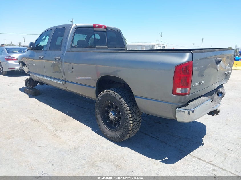 2005 Dodge Ram 2500 VIN 3D7KS28C35G830929 IAAI salvage auction — LEFT FRONT, Salvage (California), sold $7,125 on 2026-08-20 (photo 3)