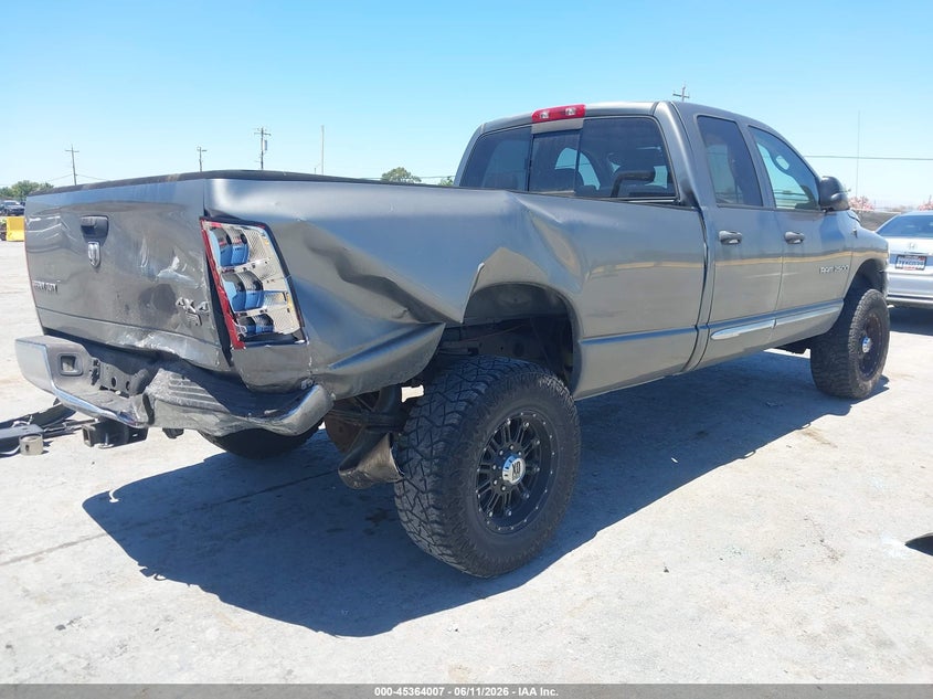 2005 Dodge Ram 2500 VIN 3D7KS28C35G830929 IAAI salvage auction — LEFT FRONT, Salvage (California), sold $7,125 on 2026-08-20 (photo 4)