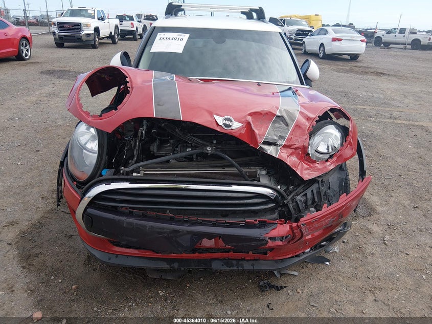 2018 Mini Hard top VIN WMWXU1C5XJ2F79892 IAAI salvage auction — FRONT END, Salvage Title, sold $1,575 on 2026-08-12 (photo 6)
