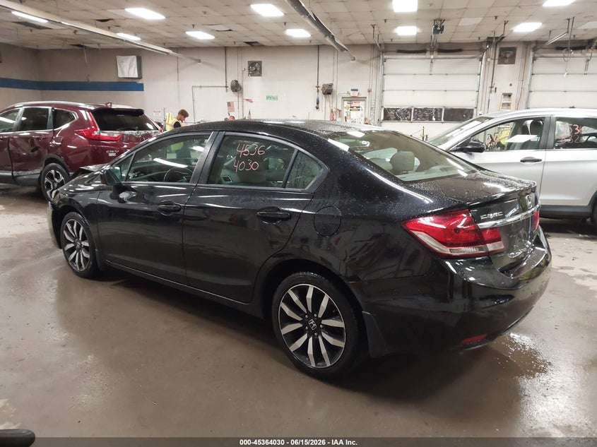 2015 Honda Civic VIN 2HGFB2F99FH522475 IAAI salvage auction — FRONT END, Salvage (Maine), sold $2,100 on 2026-07-20 (photo 3)