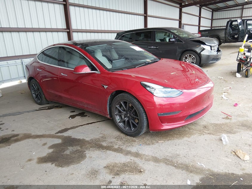 2020 Tesla Model 3 VIN 5YJ3E1EA0LF804861 IAAI salvage auction — HAIL, Clear (Missouri), sold $7,650 on 2026-07-30 (photo 1)