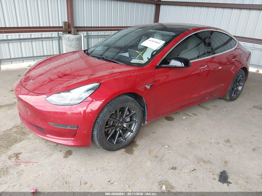 2020 Tesla Model 3 VIN 5YJ3E1EA0LF804861 IAAI salvage auction — HAIL, Clear (Missouri), sold $7,650 on 2026-07-30 (photo 2)