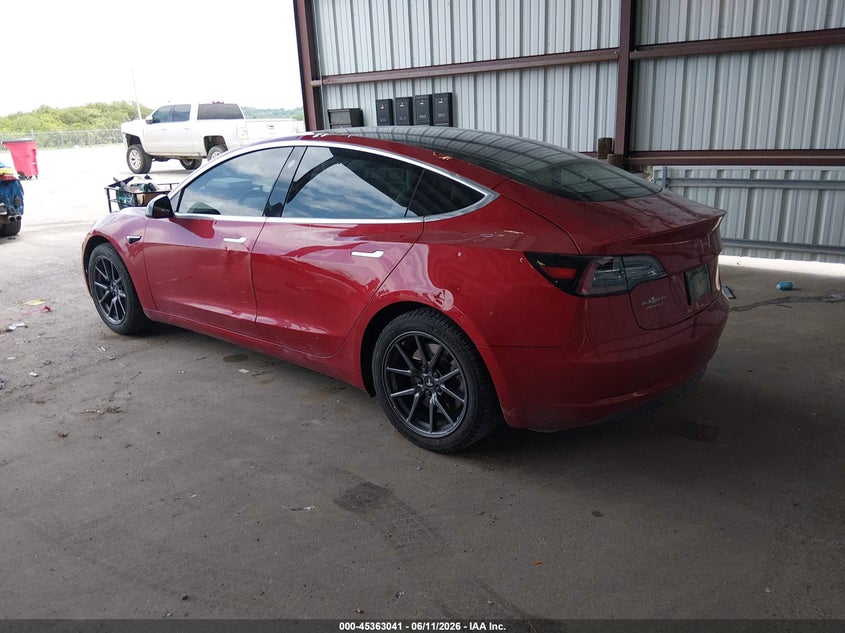 2020 Tesla Model 3 VIN 5YJ3E1EA0LF804861 IAAI salvage auction — HAIL, Clear (Missouri), sold $7,650 on 2026-07-30 (photo 3)