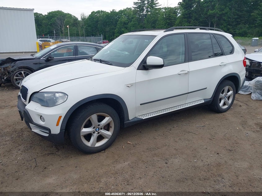 2008 BMW X5 VIN 5UXFE43548L022330 IAAI salvage auction — FRONT END, Clear (Massachusetts), sold $425 on 2026-07-18 (photo 2)