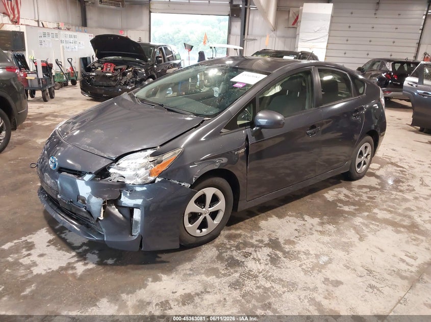 2015 Toyota Prius VIN JTDKN3DU6F0450138 IAAI salvage auction — HAIL, Salvage (Illinois), sold $475 on 2026-07-29 (photo 2)