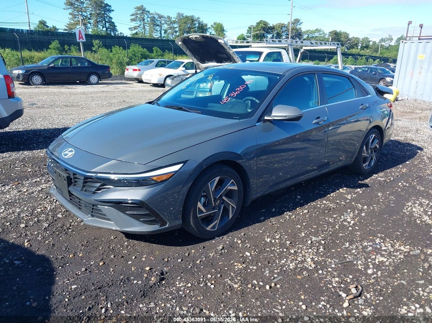2025 Hyundai Elantra VIN KMHLP4DG8SU073745 IAAI salvage auction — REAR END, Mv-907A (New York), sold $5,500 on 2026-07-28 (photo 2)
