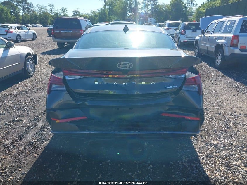2025 Hyundai Elantra VIN KMHLP4DG8SU073745 IAAI salvage auction — REAR END, Mv-907A (New York), sold $5,500 on 2026-07-28 (photo 6)