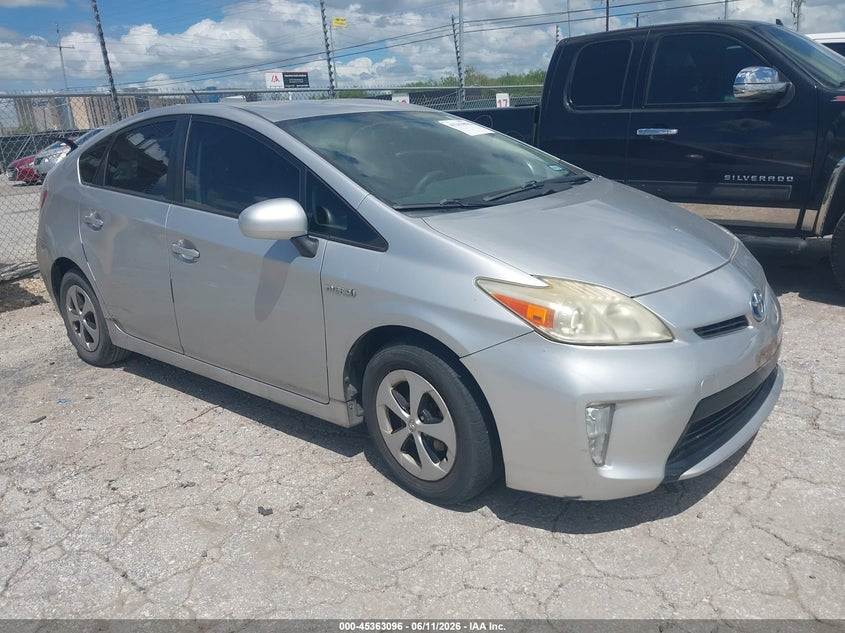 2012 Toyota Prius VIN JTDKN3DU4C1525358 IAAI salvage auction — NORMAL WEAR, Original (Texas), sold $1,550 on 2026-07-20 (photo 1)