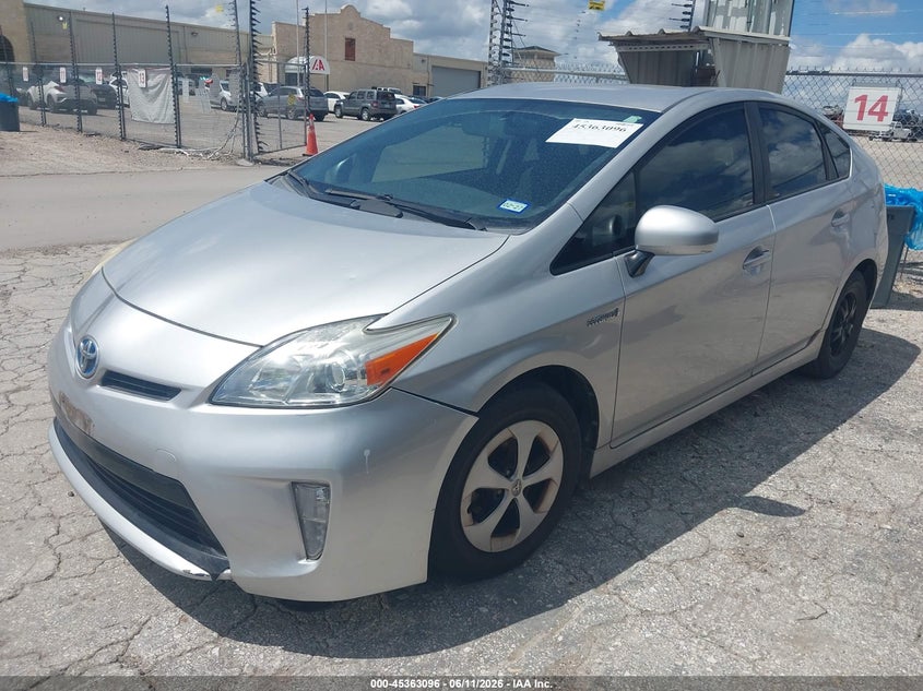 2012 Toyota Prius VIN JTDKN3DU4C1525358 IAAI salvage auction — NORMAL WEAR, Original (Texas), sold $1,550 on 2026-07-20 (photo 2)