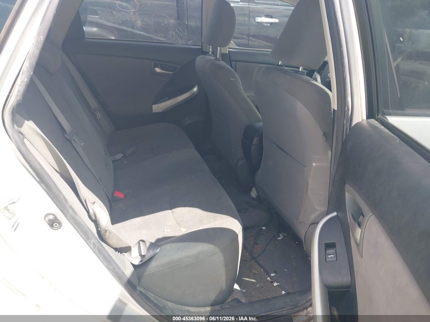 2012 Toyota Prius VIN JTDKN3DU4C1525358 IAAI salvage auction — NORMAL WEAR, Original (Texas), sold $1,550 on 2026-07-20 (photo 8)
