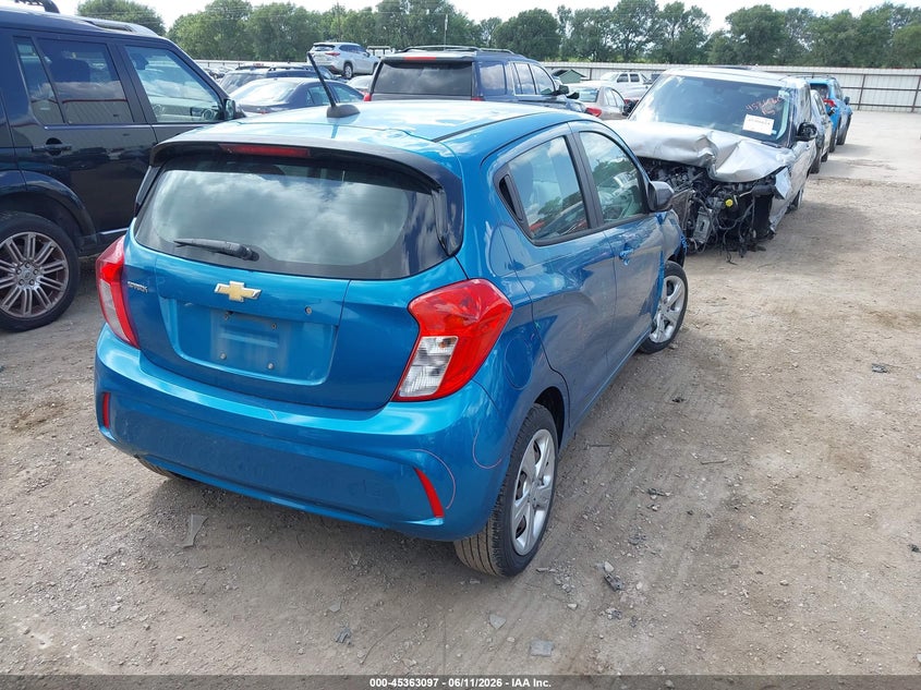 2020 Chevrolet Spark VIN KL8CB6SA6LC403105 IAAI salvage auction — RIGHT FRONT, Salvage (Texas), sold $1,925 on 2026-07-21 (photo 4)