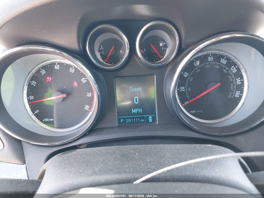 2016 Buick Encore VIN KL4CJDSB3GB601248 IAAI salvage auction — FRONT & REAR, Salvage (California), sold $600 on 2026-07-08 (photo 7)