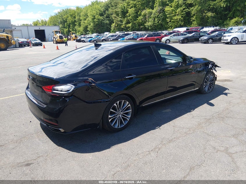 2016 Hyundai Genesis VIN KMHGN4JE8GU128387 IAAI salvage auction — FRONT & REAR, Salvage (Connecticut), sold $2,050 on 2026-07-23 (photo 4)