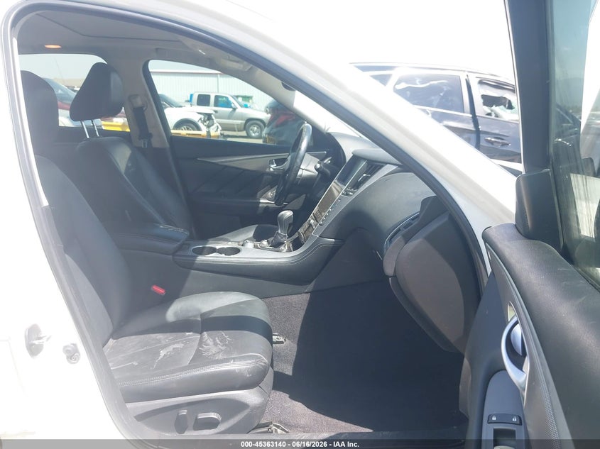 2014 Infiniti Q50 VIN JN1BV7AR5EM696535 IAAI salvage auction — REAR END, Bill Of Sale (Washington), sold $3,250 on 2026-07-14 (photo 5)