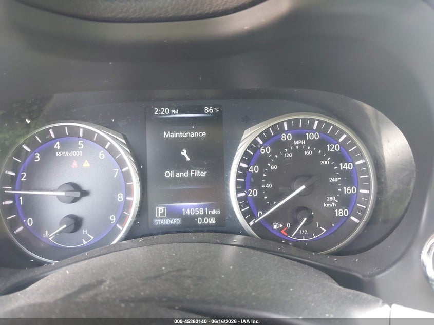 2014 Infiniti Q50 VIN JN1BV7AR5EM696535 IAAI salvage auction — REAR END, Bill Of Sale (Washington), sold $3,250 on 2026-07-14 (photo 7)