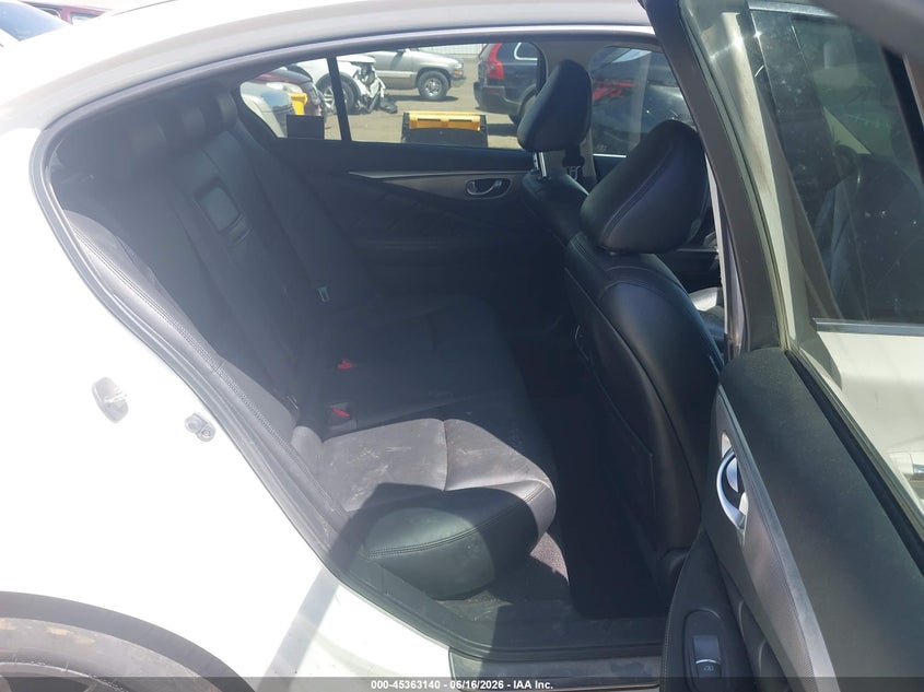 2014 Infiniti Q50 VIN JN1BV7AR5EM696535 IAAI salvage auction — REAR END, Bill Of Sale (Washington), sold $3,250 on 2026-07-14 (photo 8)