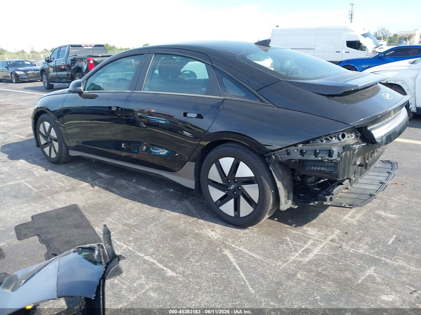 2025 Hyundai Ioniq 6 VIN KMHM24AA2SA093106 IAAI salvage auction — REAR END, Salvage Title, sold $7,300 on 2026-08-02 (photo 3)