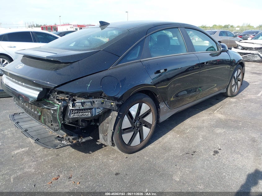 2025 Hyundai Ioniq 6 VIN KMHM24AA2SA093106 IAAI salvage auction — REAR END, Salvage Title, sold $7,300 on 2026-08-02 (photo 6)
