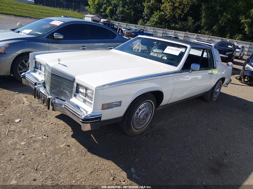 1985 Cadillac Eldorado VIN 1G6EL5780FE613479 IAAI salvage auction — NORMAL WEAR, Clear (Tennessee), sold $3,850 on 2026-07-08 (photo 2)