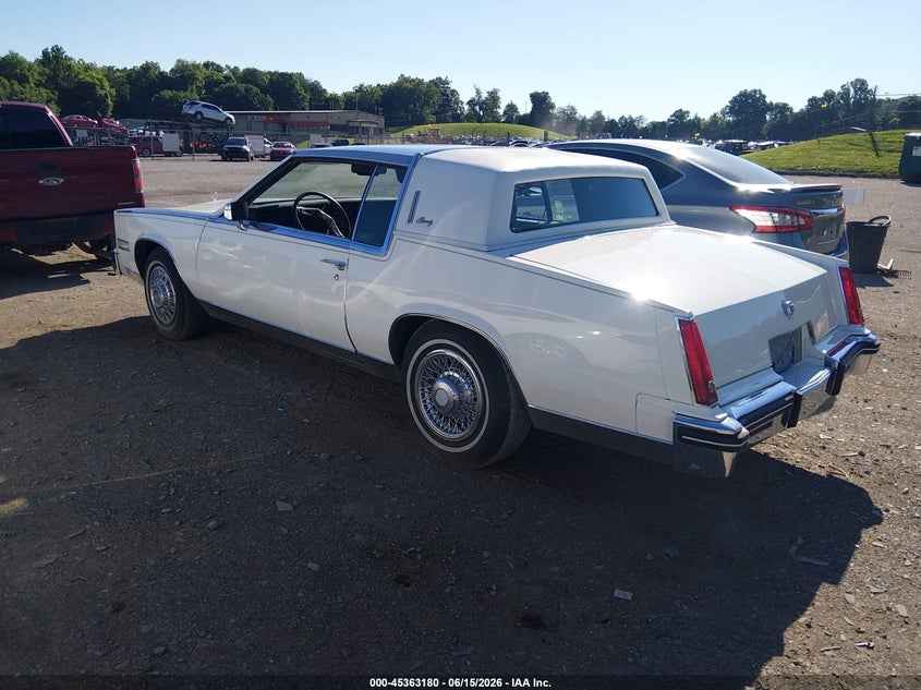 1985 Cadillac Eldorado VIN 1G6EL5780FE613479 IAAI salvage auction — NORMAL WEAR, Clear (Tennessee), sold $3,850 on 2026-07-08 (photo 3)