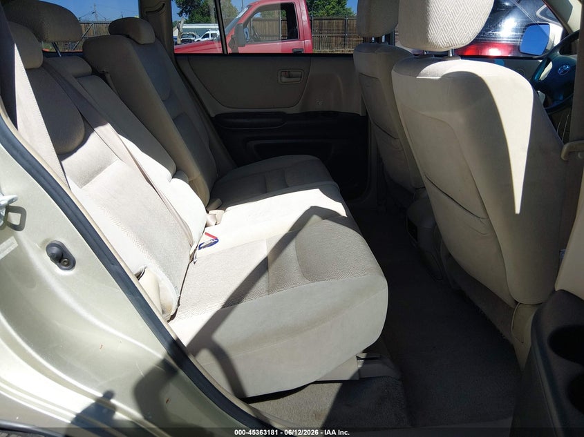 2002 Toyota Highlander VIN JTEHF21A120068374 IAAI salvage auction — FRONT END, Clear (Colorado), sold $500 on 2026-07-14 (photo 8)