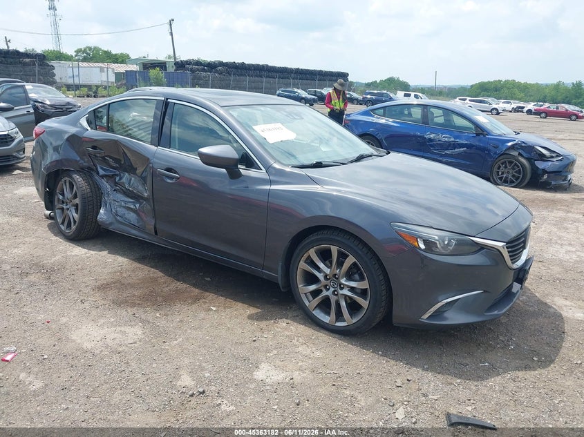 2016 Mazda VIN JM1GJ1W57G1440290 IAAI salvage auction — SIDE, Salvage Title, sold $1,350 on 2026-07-17 (photo 1)