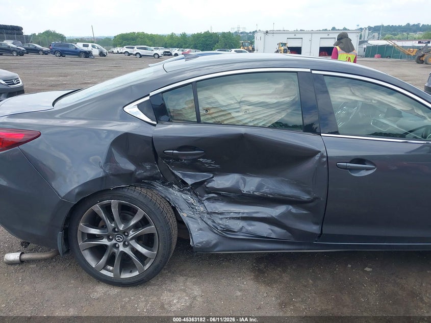 2016 Mazda VIN JM1GJ1W57G1440290 IAAI salvage auction — SIDE, Salvage Title, sold $1,350 on 2026-07-17 (photo 6)