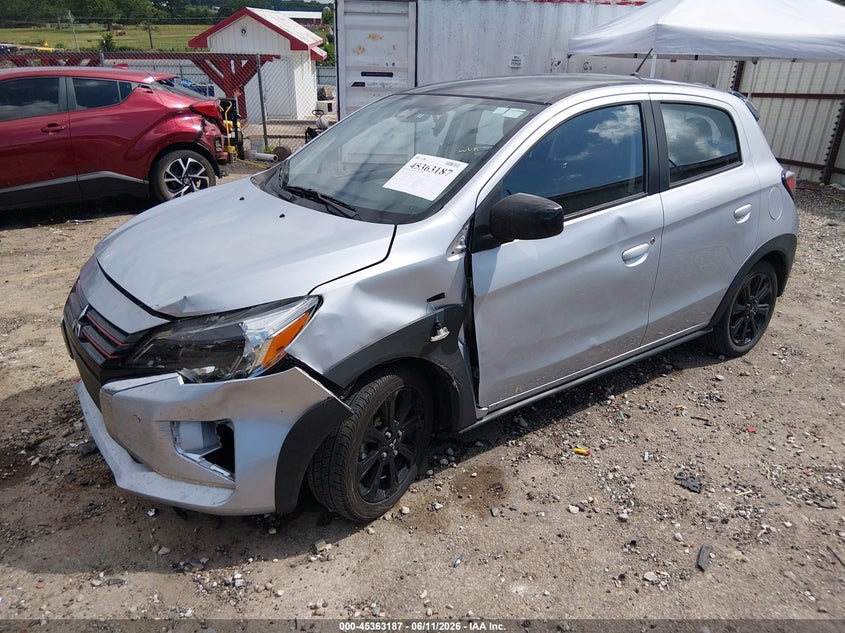 2024 Mitsubishi Mirage VIN ML32AWHJ4RH005757 IAAI salvage auction — LEFT SIDE, Salvage (Arkansas), sold $2,650 on 2026-07-09 (photo 2)