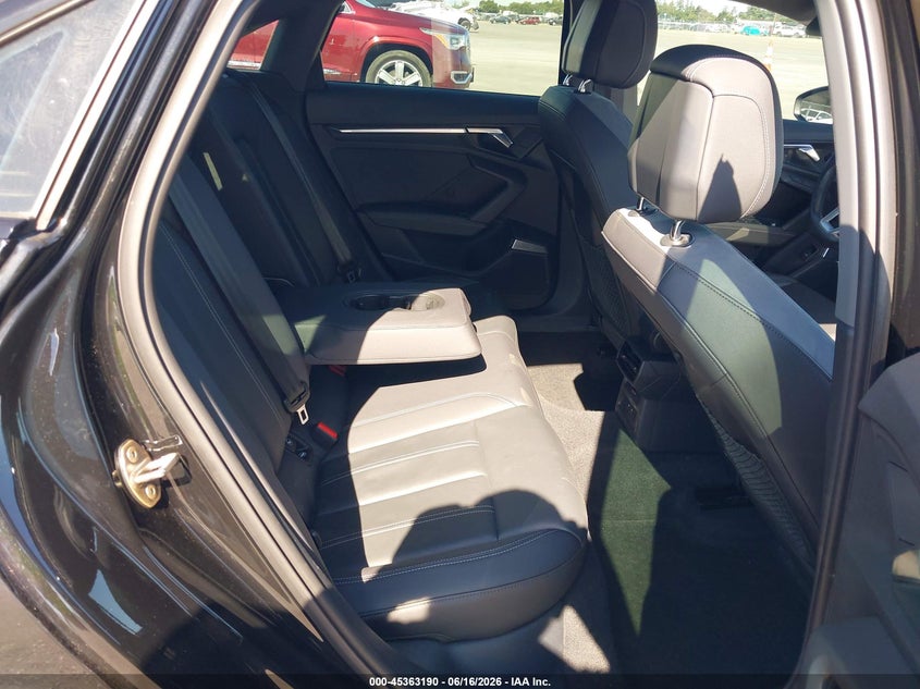 2023 Audi A3 VIN WAUHUDGY6PA071988 IAAI salvage auction — LEFT FRONT, Salvage (California), sold $6,600 on 2026-07-28 (photo 8)