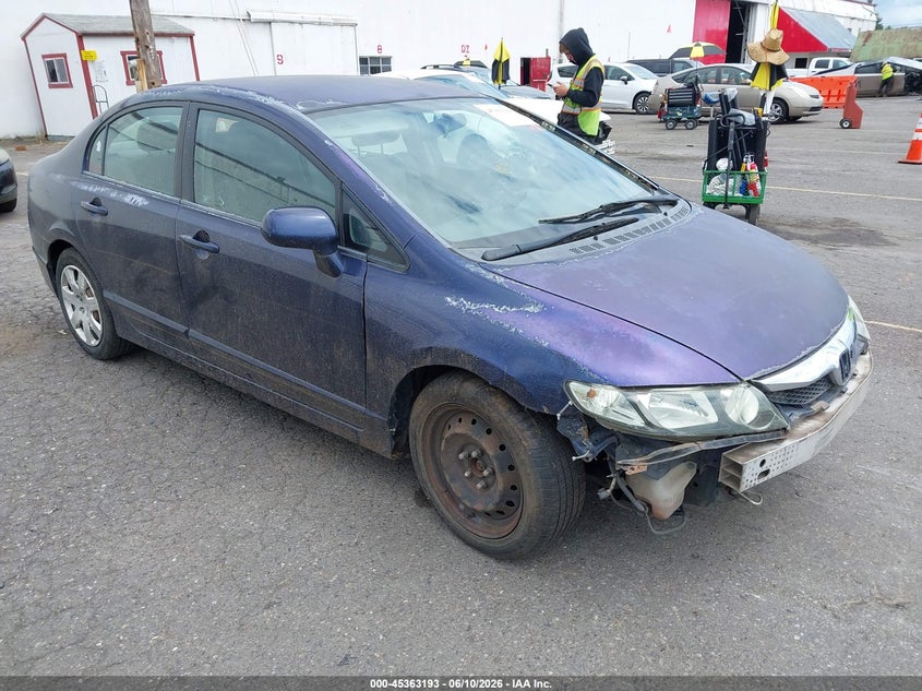 2010 Honda Civic VIN 2HGFA1F5XAH567766 IAAI salvage auction — NORMAL WEAR, Clear-Dealer Only (Washington), sold $200 on 2026-07-09 (photo 1)