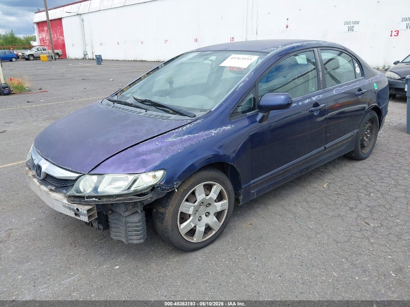 2010 Honda Civic VIN 2HGFA1F5XAH567766 IAAI salvage auction — NORMAL WEAR, Clear-Dealer Only (Washington), sold $200 on 2026-07-09 (photo 2)
