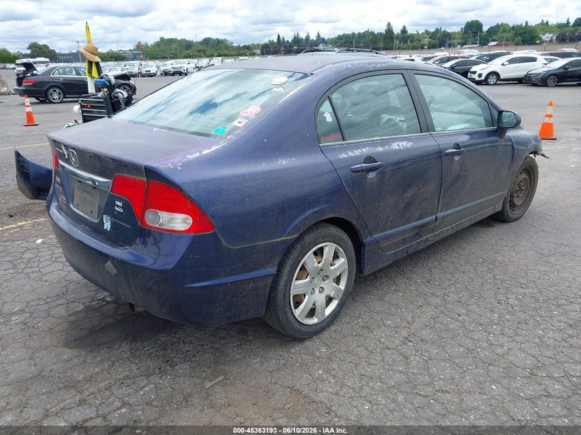 2010 Honda Civic VIN 2HGFA1F5XAH567766 IAAI salvage auction — NORMAL WEAR, Clear-Dealer Only (Washington), sold $200 on 2026-07-09 (photo 4)