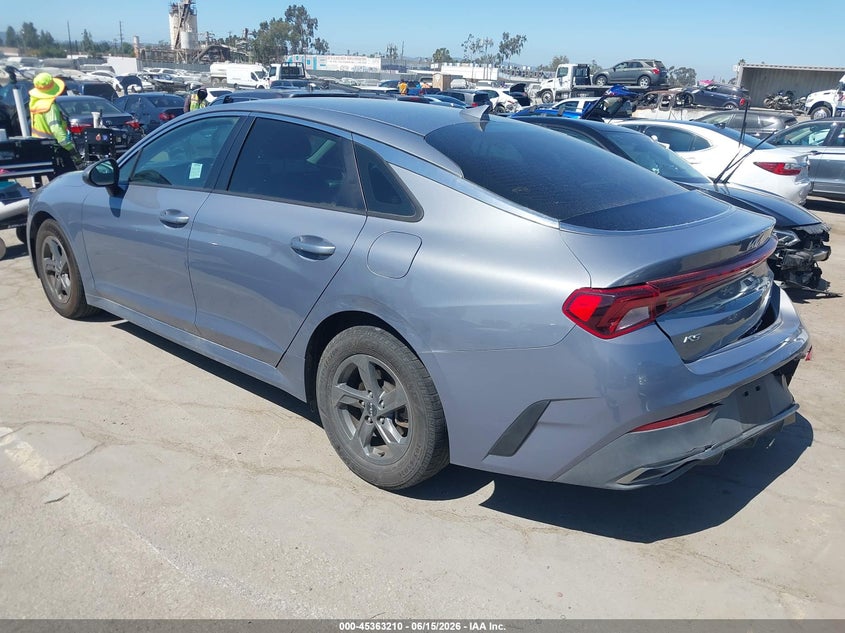 2022 Kia K5 VIN 5XXG24J24NG150022 IAAI salvage auction — LEFT REAR, Salvage Title, sold $3,400 on 2026-08-02 (photo 3)