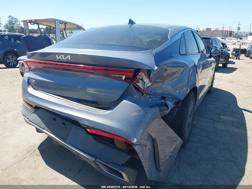 2022 Kia K5 VIN 5XXG24J24NG150022 IAAI salvage auction — LEFT REAR, Salvage Title, sold $3,400 on 2026-08-02 (photo 6)