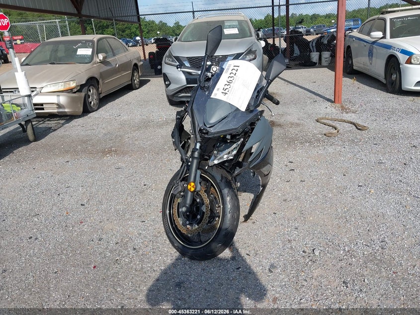 2024 Kawasaki Ninja VIN ML5EXEP14RDAC6869 IAAI salvage auction — FRONT END, Salvage (Mississippi), sold $900 on 2026-07-28 (photo 5)