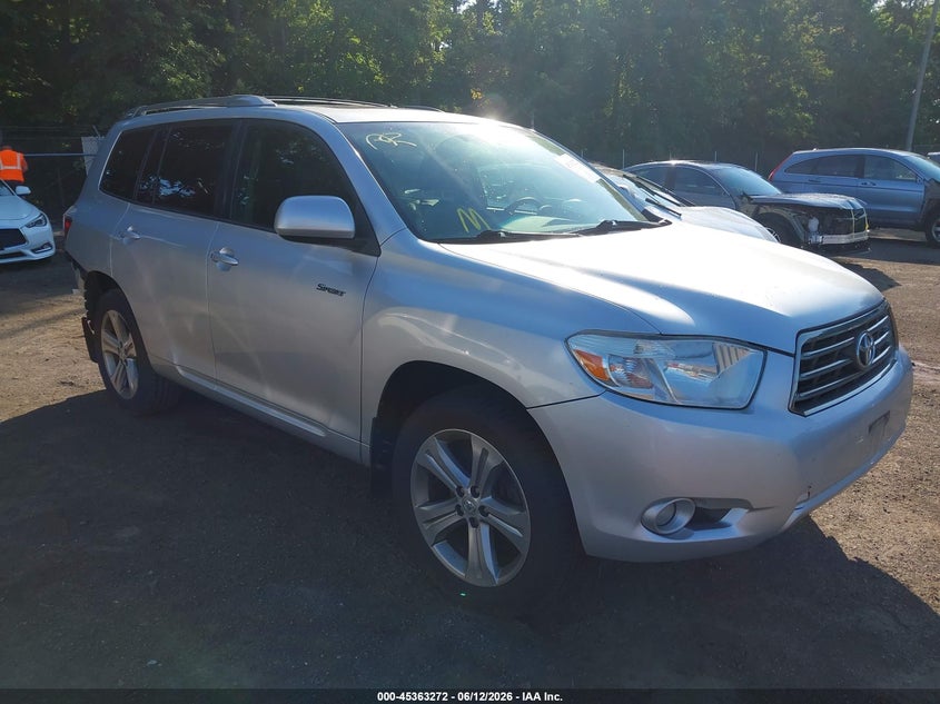 2009 Toyota Highlander VIN JTEES43A992133056 IAAI salvage auction — REAR END, Salvage - Greater Than 75% (Maryland), sold $2,950 on 2026-07-29 (photo 1)