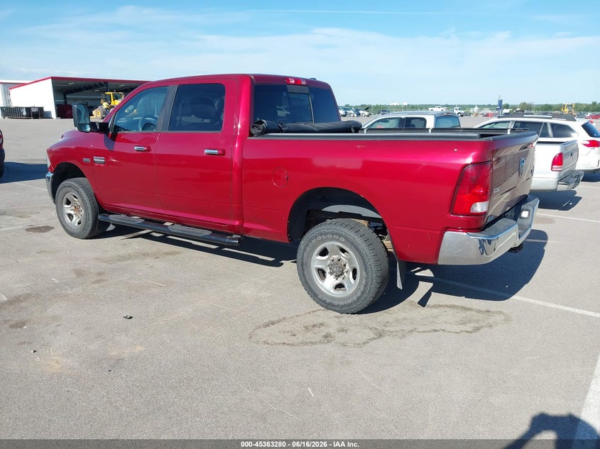 2012 Ram 2500 VIN 3C6TD5DT8CG324744 IAAI salvage auction — HAIL, Salvage Title, sold $3,550 on 2026-07-24 (photo 3)