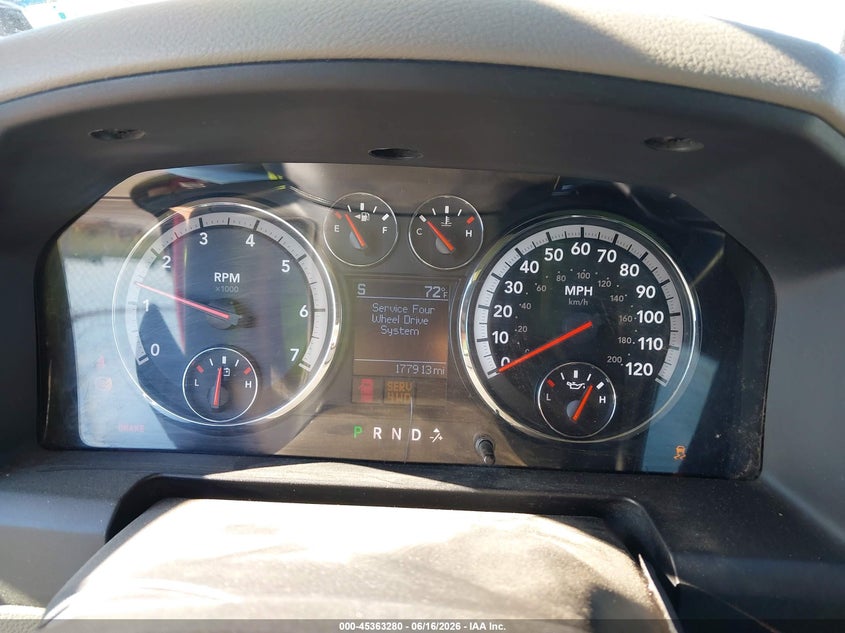 2012 Ram 2500 VIN 3C6TD5DT8CG324744 IAAI salvage auction — HAIL, Salvage Title, sold $3,550 on 2026-07-24 (photo 7)