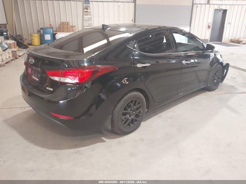 2014 Hyundai Elantra VIN KMHDH4AEXEU202013 IAAI salvage auction — FRONT END, Salvage (North Carolina), sold $550 on 2026-07-09 (photo 4)