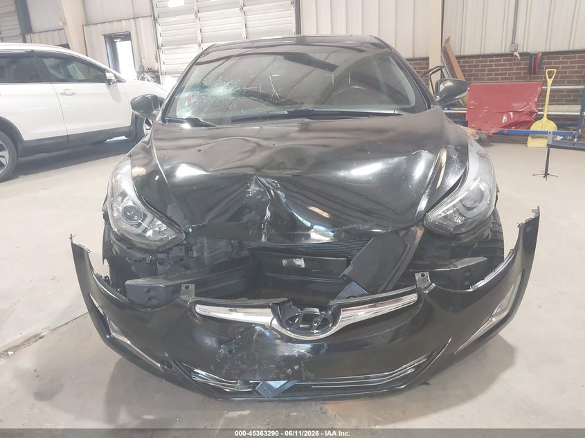 2014 Hyundai Elantra VIN KMHDH4AEXEU202013 IAAI salvage auction — FRONT END, Salvage (North Carolina), sold $550 on 2026-07-09 (photo 6)