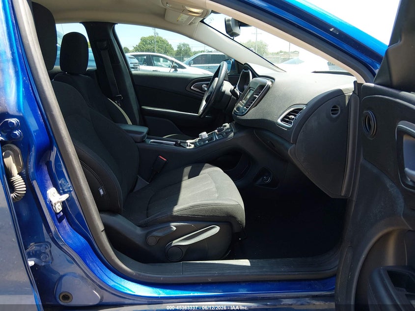 2015 Chrysler 200 VIN 1C3CCCABXFN714689 IAAI salvage auction — STORM DAMAGE, Salvage Title, sold $1,150 on 2026-07-24 (photo 5)