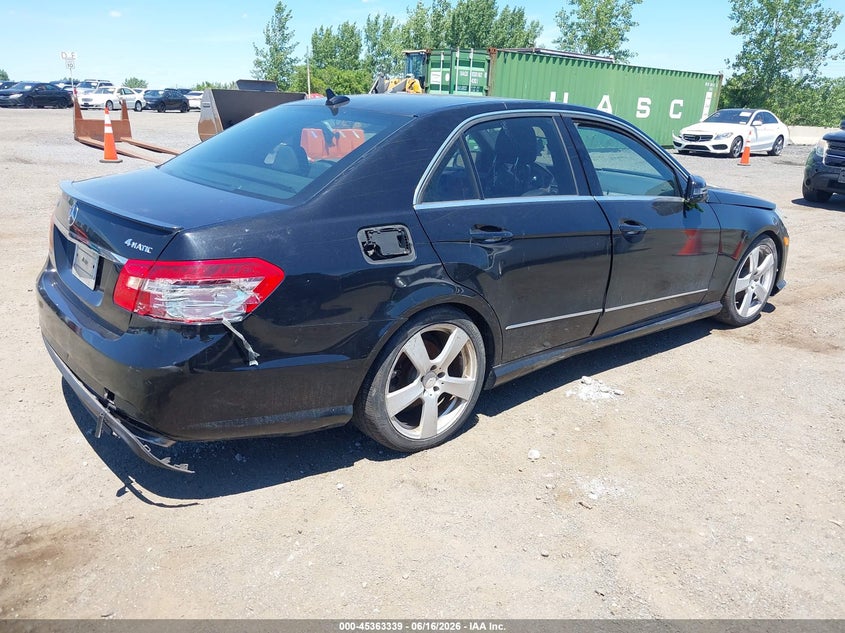 2011 Mercedes-benz E-class VIN WDDHF8HB8BA464212 IAAI salvage auction — FRONT END, Mv-907A (New York), sold $550 on 2026-07-07 (photo 4)