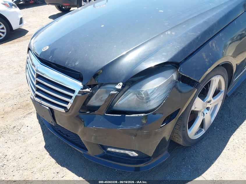 2011 Mercedes-benz E-class VIN WDDHF8HB8BA464212 IAAI salvage auction — FRONT END, Mv-907A (New York), sold $550 on 2026-07-07 (photo 6)