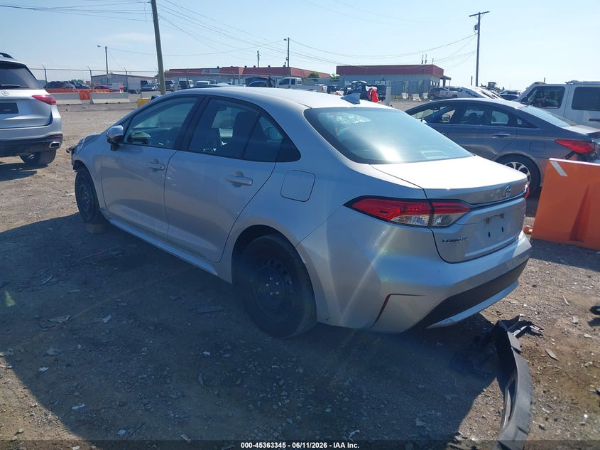2022 Toyota Corolla VIN 5YFEPMAE8NP278354 IAAI salvage auction — FRONT END, Salvage Title, sold $3,350 on 2026-07-30 (photo 3)