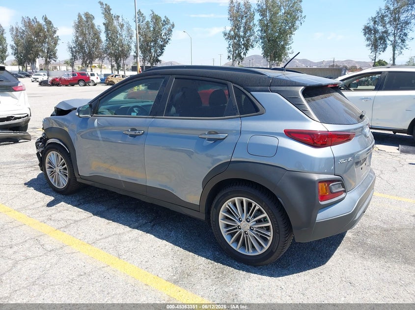 2021 Hyundai Kona VIN KM8K22AA4MU689105 IAAI salvage auction — FRONT END, Salvage Title, sold $1,150 on 2026-07-16 (photo 3)
