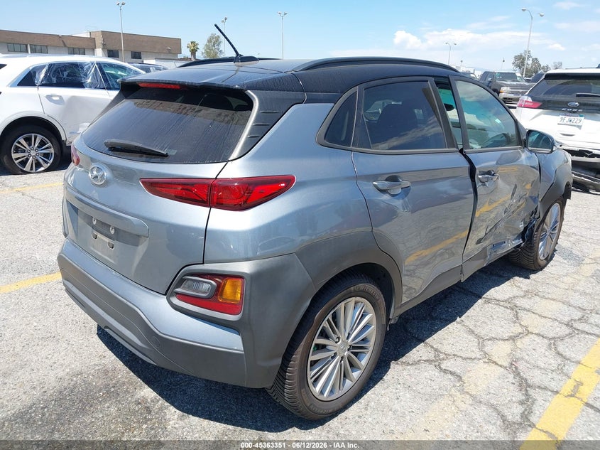 2021 Hyundai Kona VIN KM8K22AA4MU689105 IAAI salvage auction — FRONT END, Salvage Title, sold $1,150 on 2026-07-16 (photo 4)
