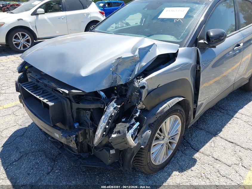 2021 Hyundai Kona VIN KM8K22AA4MU689105 IAAI salvage auction — FRONT END, Salvage Title, sold $1,150 on 2026-07-16 (photo 6)