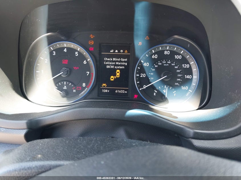 2021 Hyundai Kona VIN KM8K22AA4MU689105 IAAI salvage auction — FRONT END, Salvage Title, sold $1,150 on 2026-07-16 (photo 7)