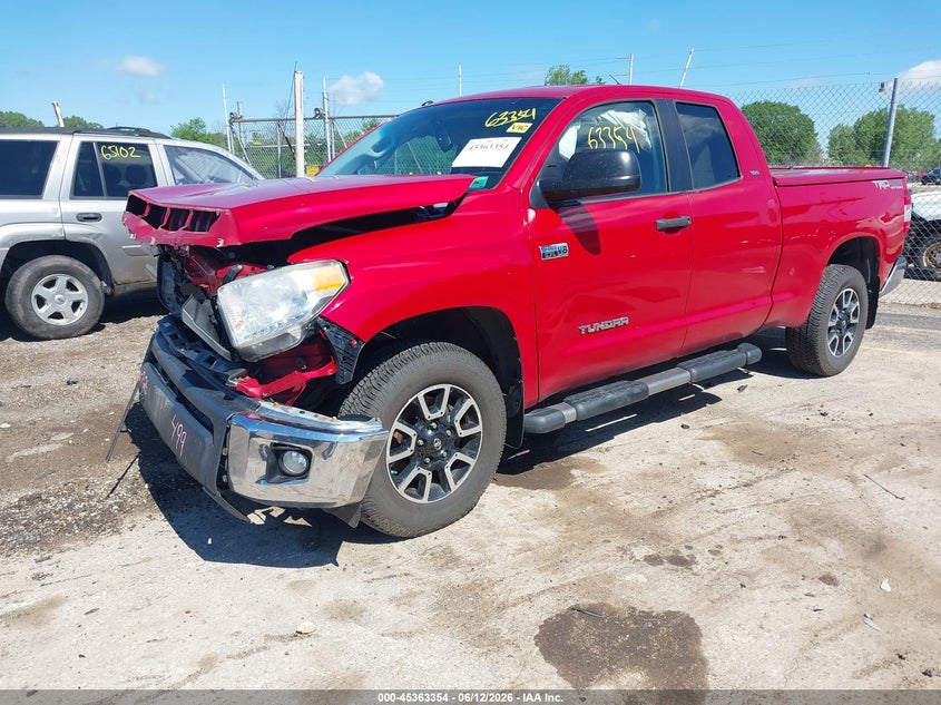 2016 Toyota Tundra VIN 5TFUW5F10GX526093 IAAI salvage auction — FRONT END, Junk Bill Of Sale Mv2459 (Wisconsin), sold $4,550 on 2026-07-25 (photo 2)